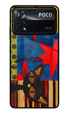 Pop Cat Poco X4 Pro Glass Case