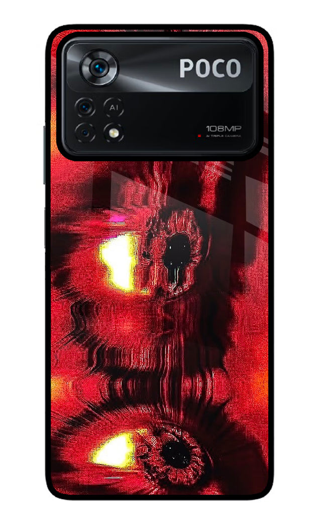 Fire Eye Poco X4 Pro Glass Case