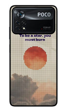 Pixel Sun Poco X4 Pro Glass Case