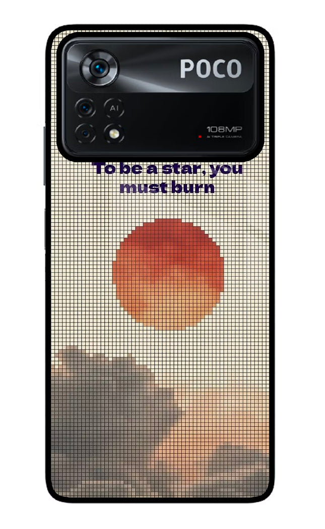 Pixel Sun Poco X4 Pro Glass Case