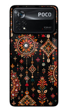 Boho Noir Poco X4 Pro Glass Case