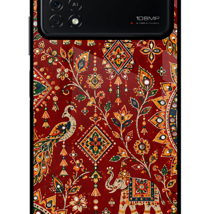 Laal Riwaaz Poco X4 Pro Glass Case