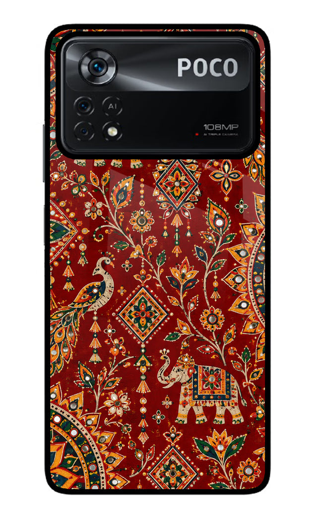 Laal Riwaaz Poco X4 Pro Glass Case