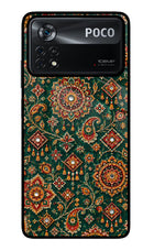 Green Pataka Poco X4 Pro Glass Case