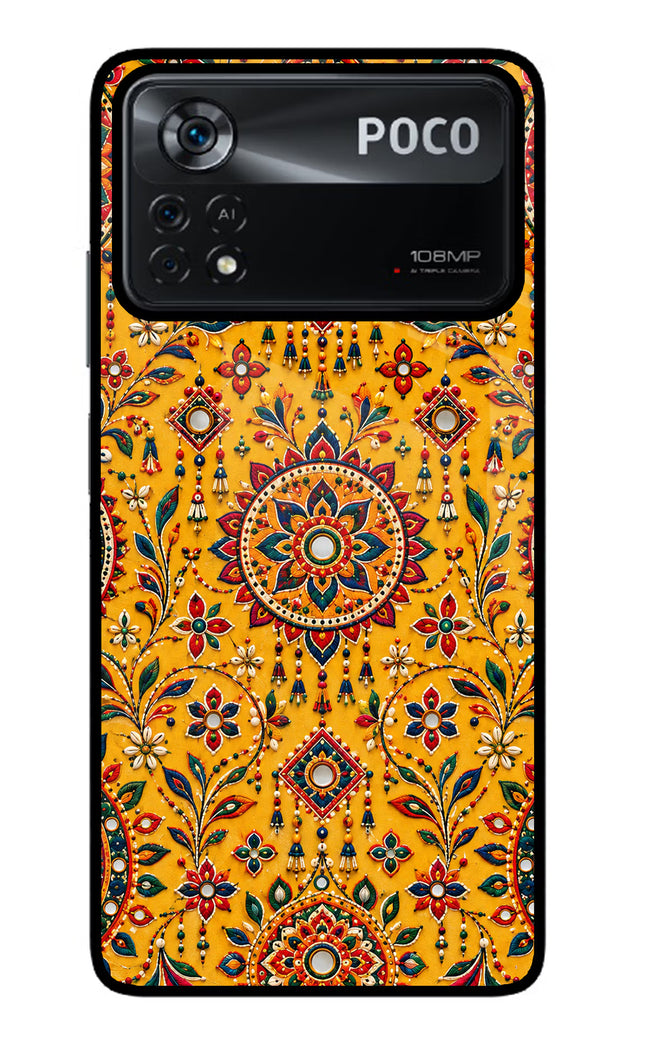 Sunlit Aura Poco X4 Pro Glass Case