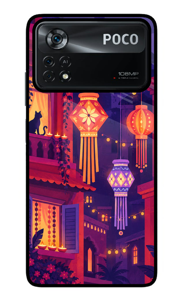 Lantern Lane Poco X4 Pro Glass Case