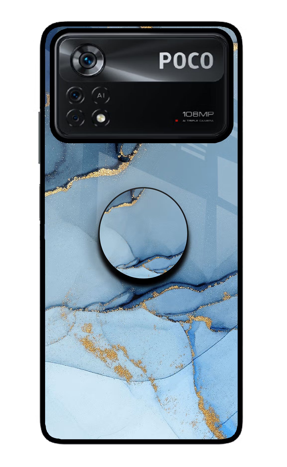 Blue Marble Poco X4 Pro Pop Case by Casekaro