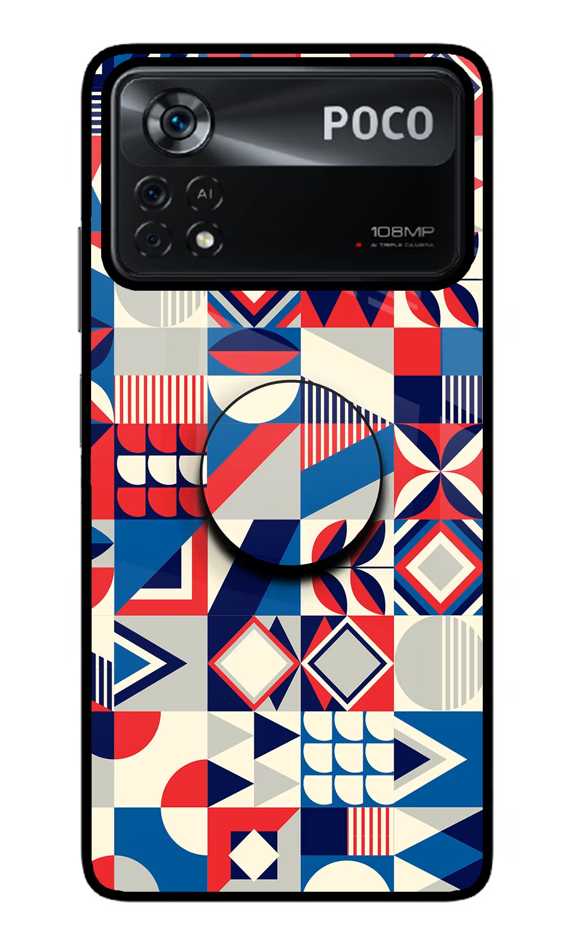 Colorful Pattern Poco X4 Pro Pop Case by Casekaro