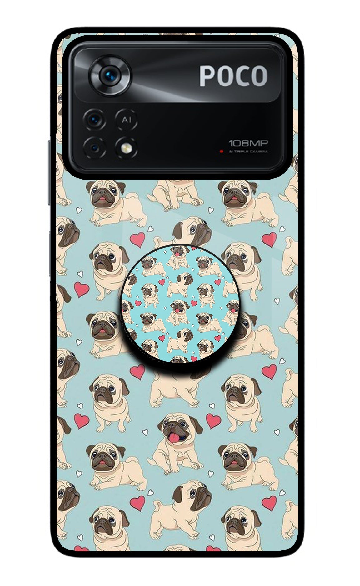 Pug Dog Poco X4 Pro Pop Case