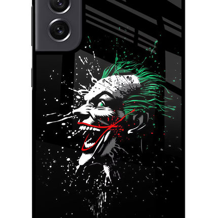 Joker Samsung S21 FE 5G Glass Case Back Cover by Casekaro