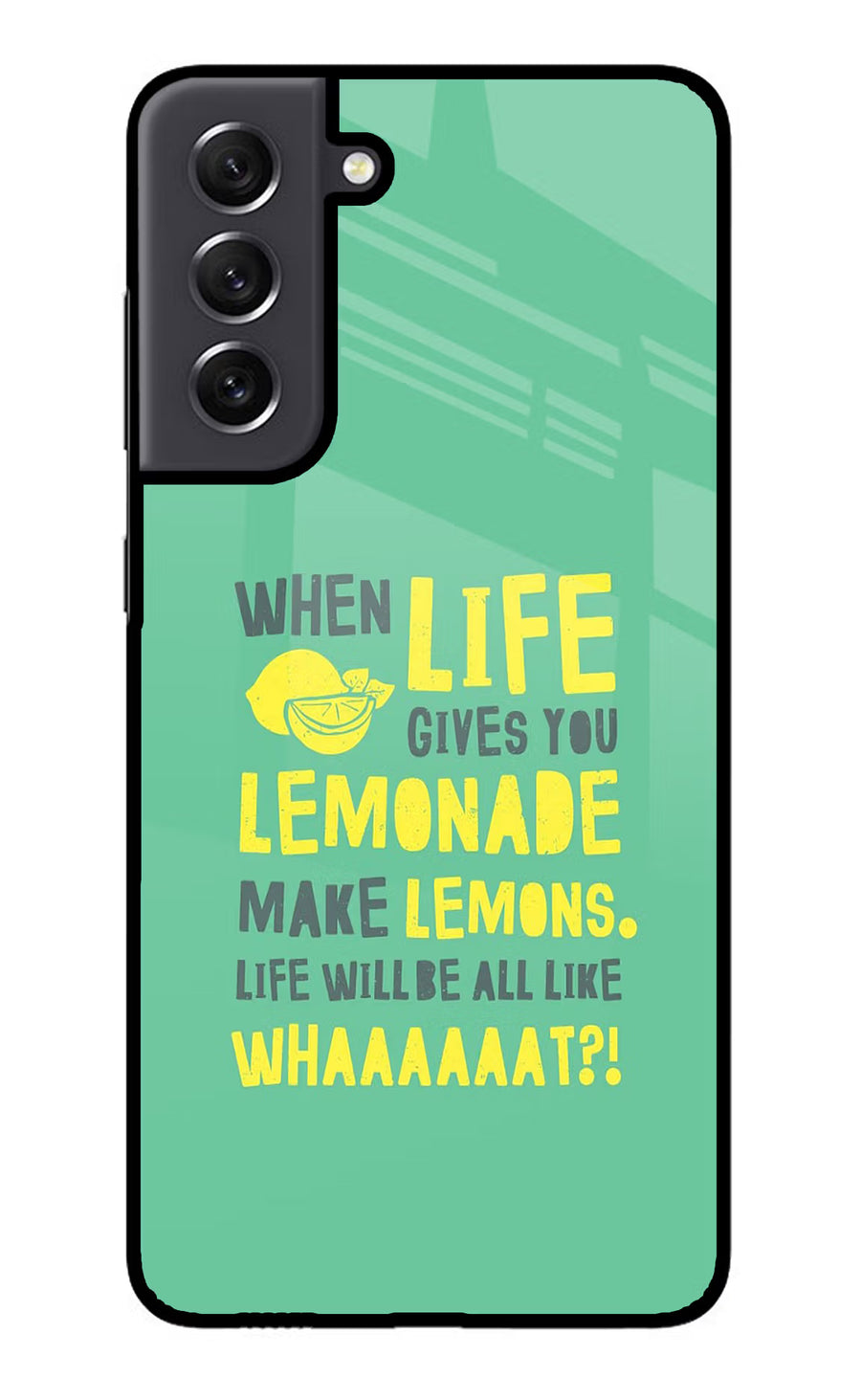 Quote Samsung S21 FE 5G Back Cover, Metal case