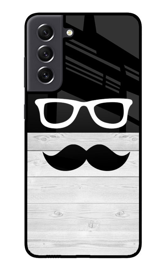 Mustache Samsung S21 FE 5G Glass Case