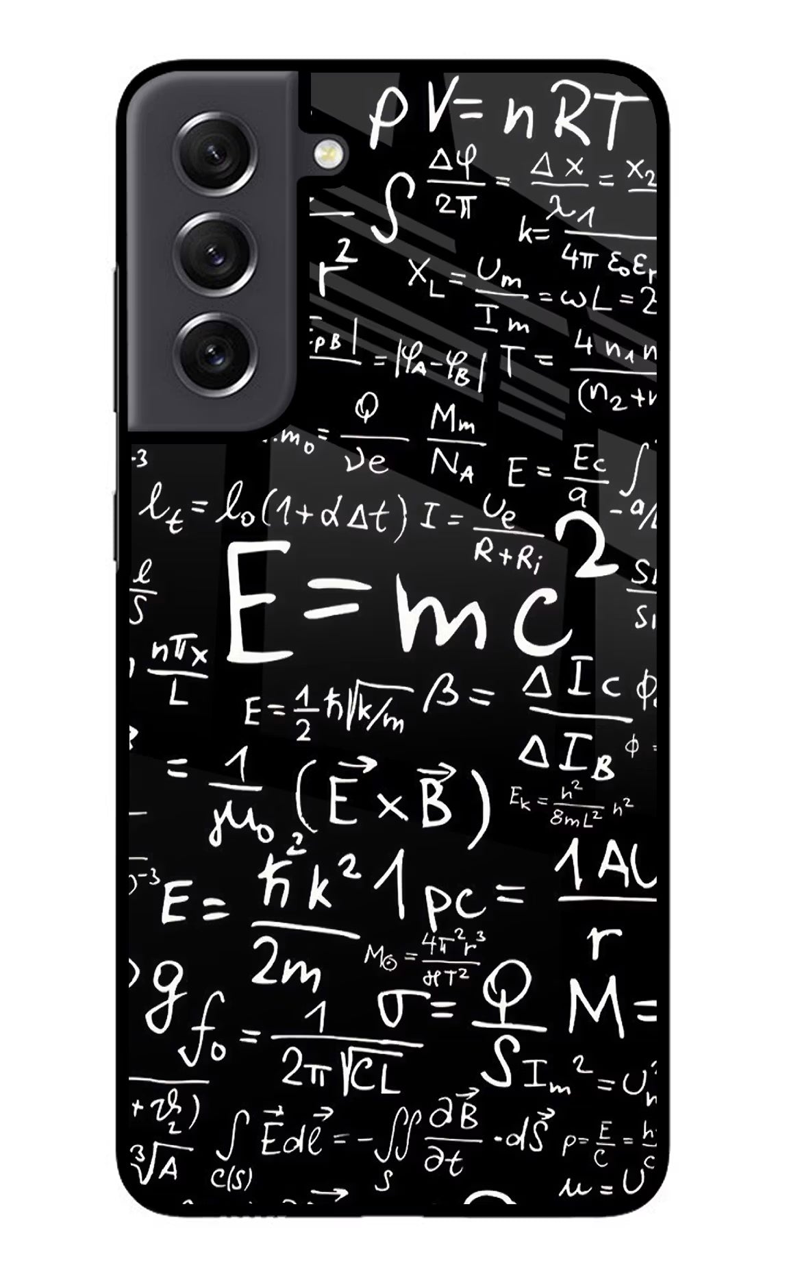 Physics Formula Samsung S21 FE 5G Glass Case Back Cover by Casekaro