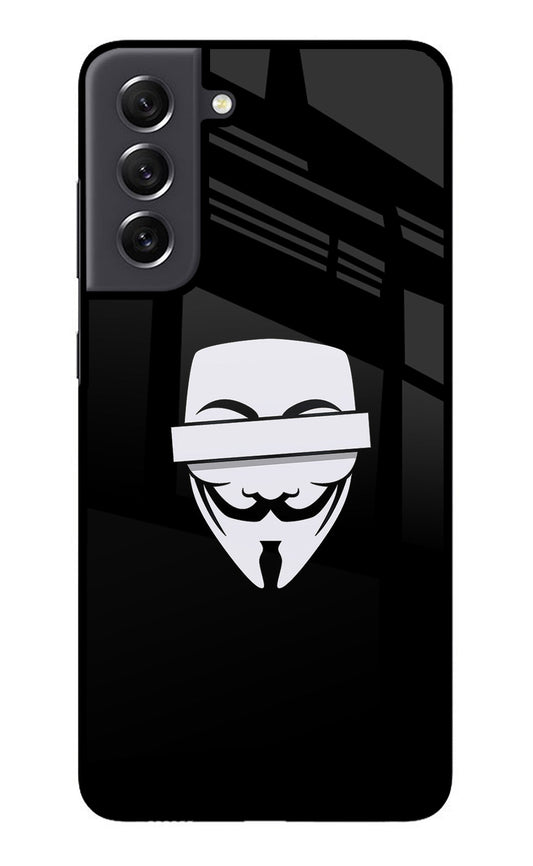 Anonymous Face Samsung S21 FE 5G Glass Case