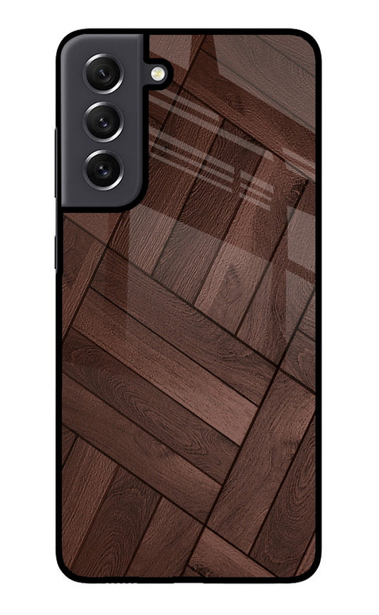 Wooden Texture Design Samsung S21 FE 5G Glass Case