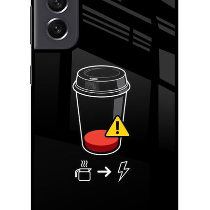Coffee Samsung S21 FE 5G Glass Case