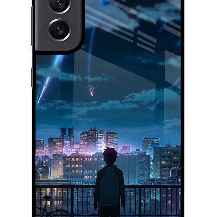 Anime Samsung S21 FE 5G Glass Case Back Cover by Casekaro