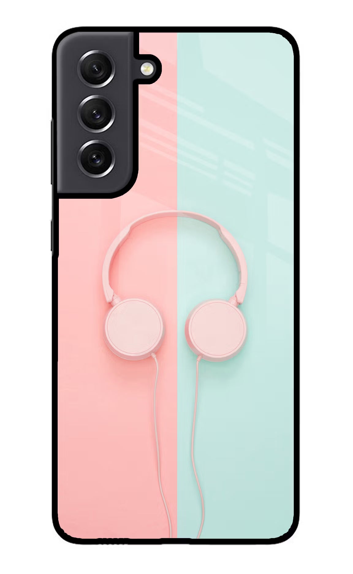 Music Lover Samsung S21 FE 5G Glass Case Back Cover by Casekaro