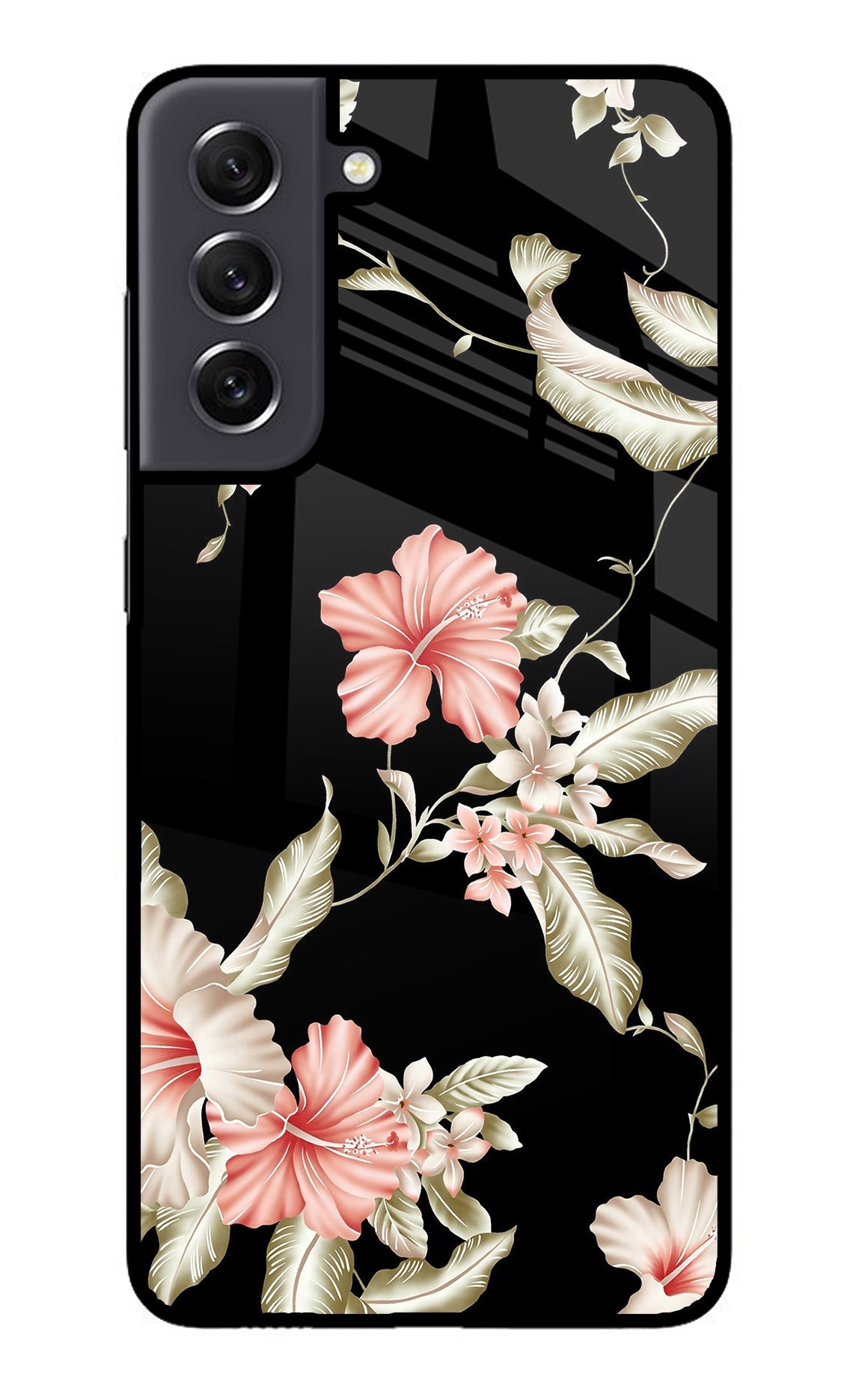 Flowers Samsung S21 FE 5G Glass Case