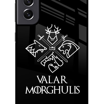 Valar Morghulis | Game Of Thrones Samsung S21 FE 5G Glass Case Back Cover by Casekaro