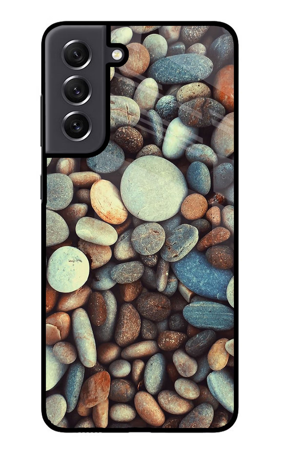 Pebble Samsung S21 FE 5G Glass Case Back Cover by Casekaro