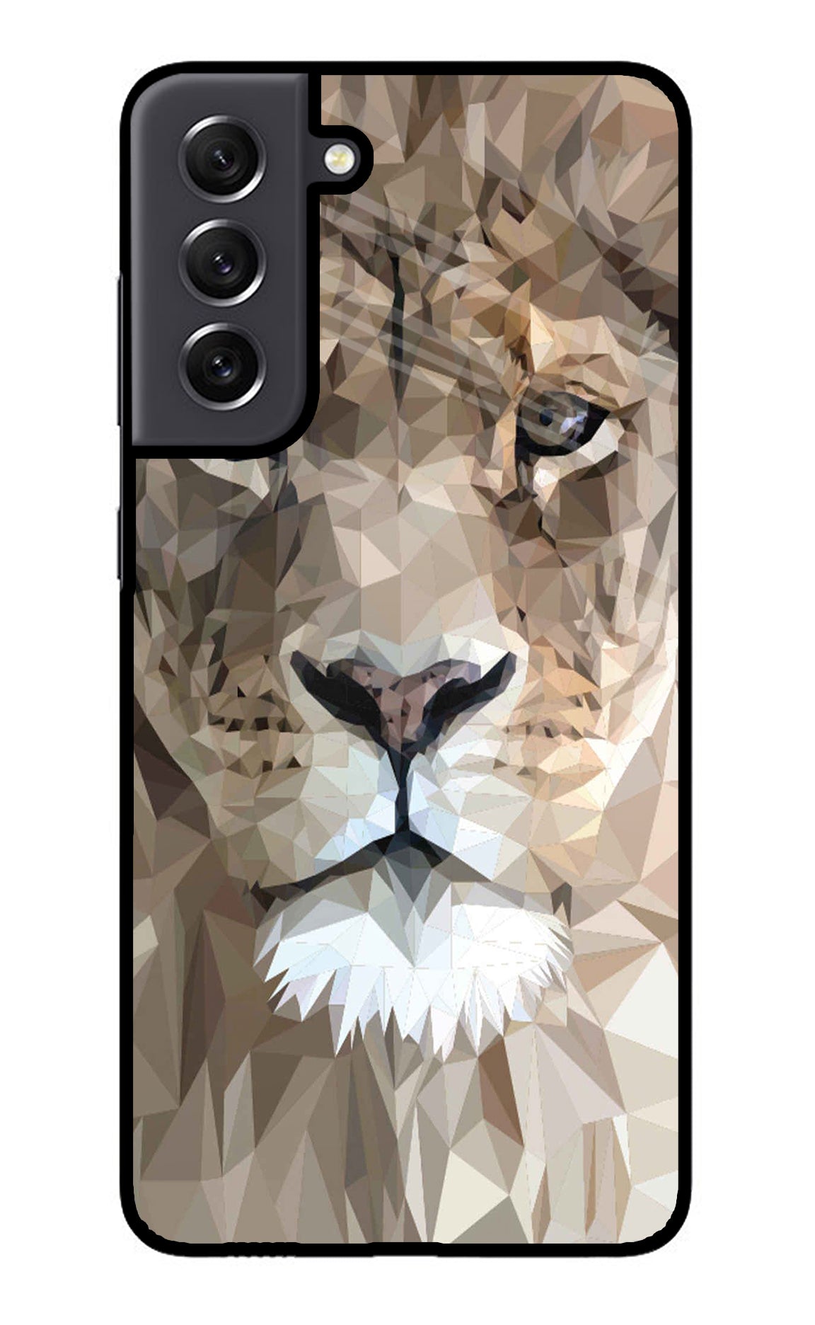 Lion Art Samsung S21 FE 5G Glass Case