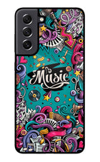 Music Graffiti Samsung S21 FE 5G Glass Case