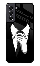 Black Tie Samsung S21 FE 5G Glass Case