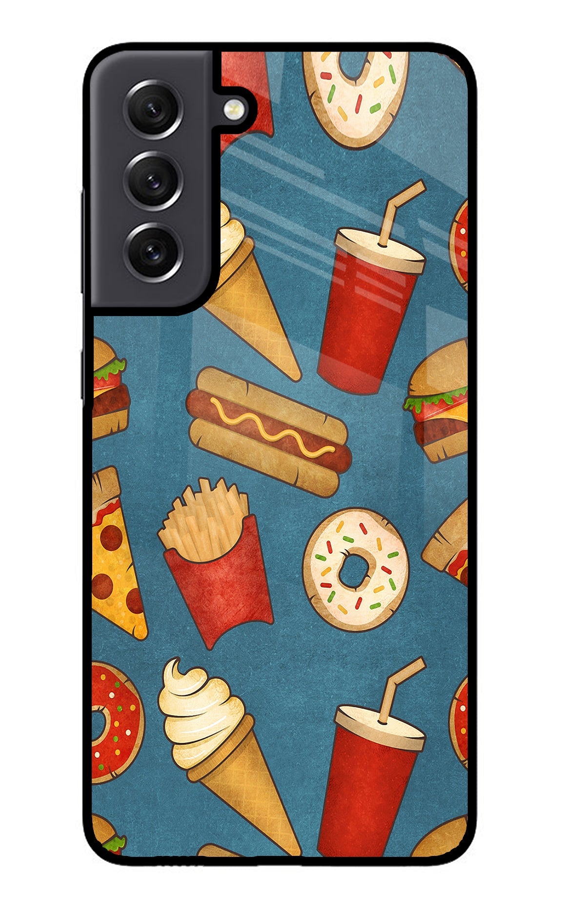 Foodie Samsung S21 FE 5G Glass Case