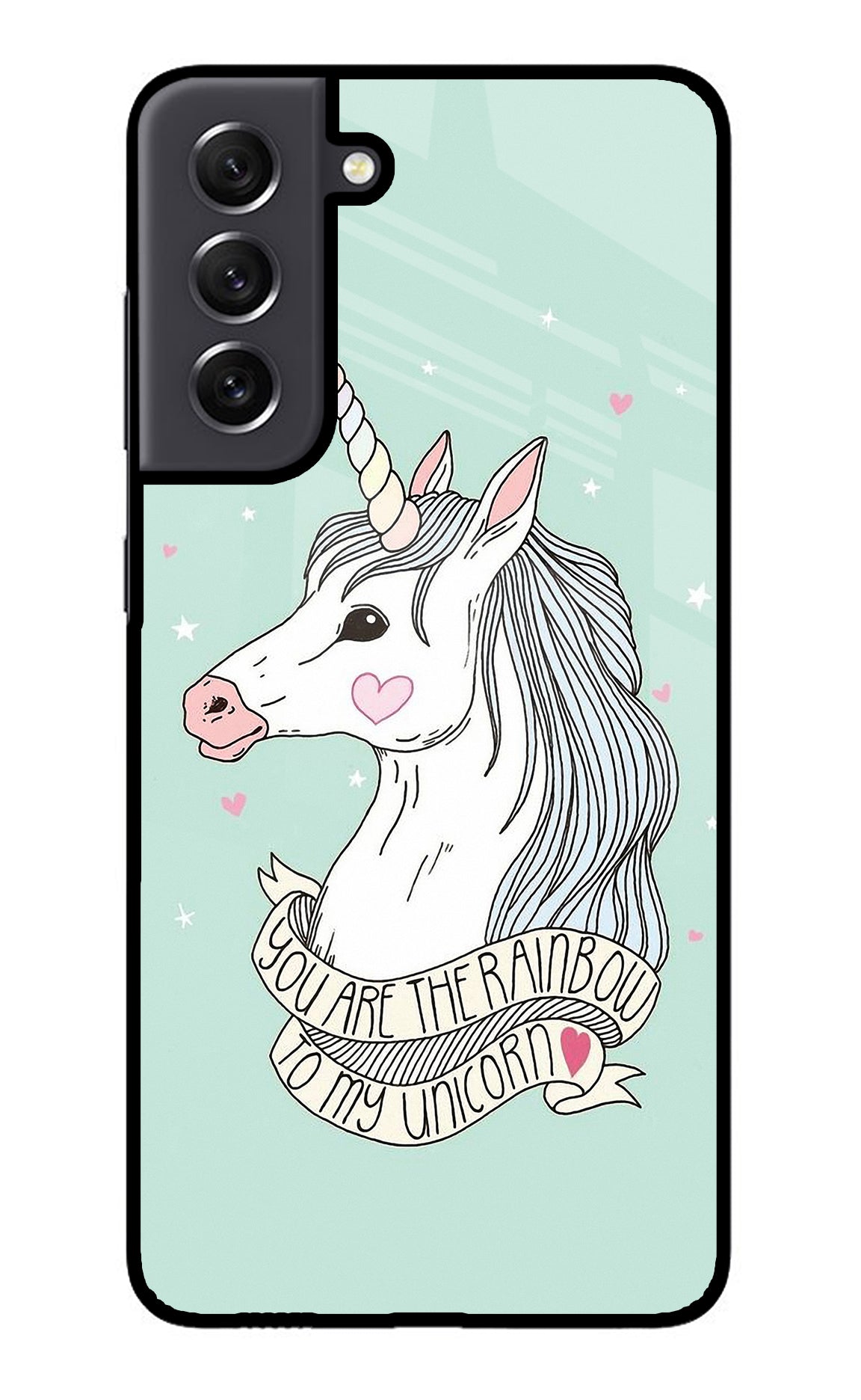 Unicorn Wallpaper Samsung S21 FE 5G Back Cover