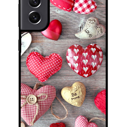 Love Wallpaper Samsung S21 FE 5G Glass Case Back Cover by Casekaro