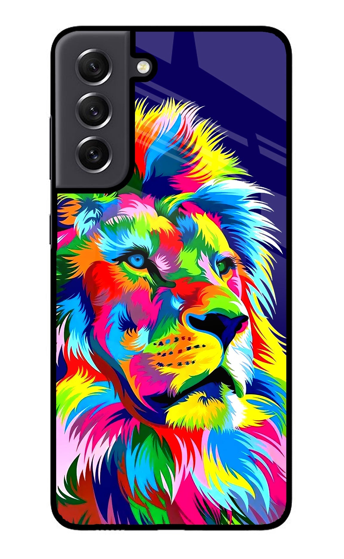 Vector Art Lion Samsung S21 FE 5G Back Cover