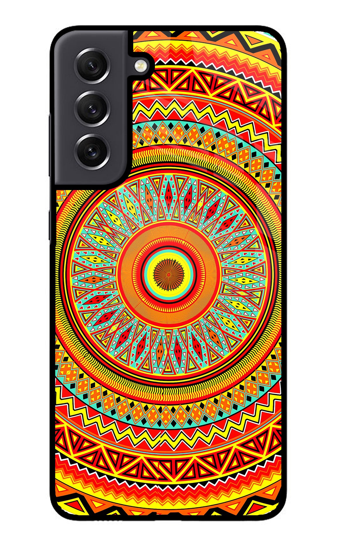 Mandala Pattern Samsung S21 FE 5G Back Cover