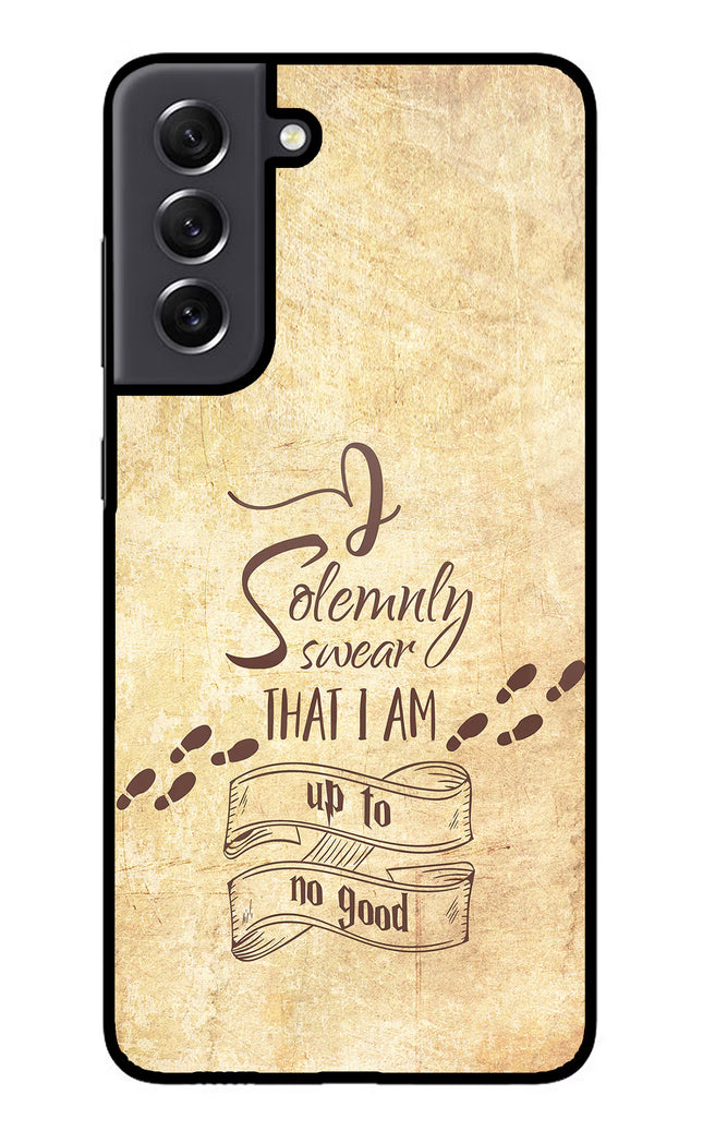 I Solemnly swear that i up to no good Samsung S21 FE 5G Glass Case