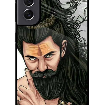 Mahadev Samsung S21 FE 5G Glass Case Back Cover by Casekaro