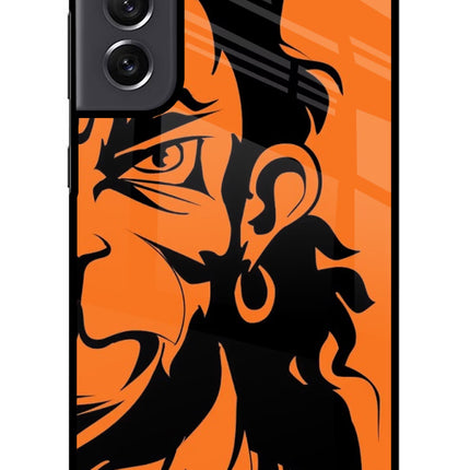 Hanuman Samsung S21 FE 5G Glass Case Back Cover by Casekaro