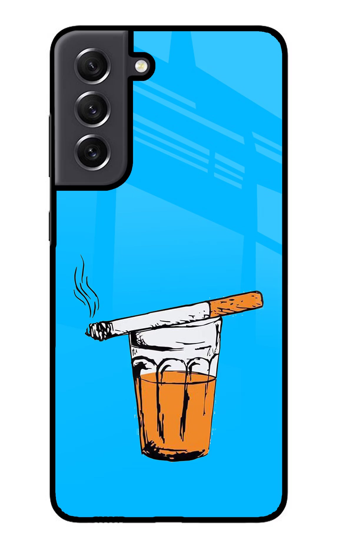 Chai Sutta Samsung S21 FE 5G Glass Case