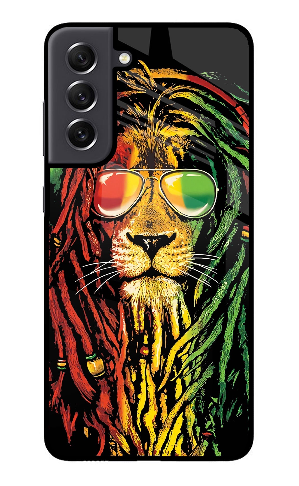 Rasta Lion Samsung S21 FE 5G Back Cover