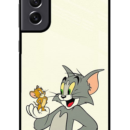 Tom & Jerry Samsung S21 FE 5G Glass Case