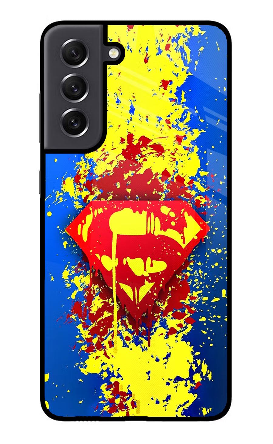 Superman logo Samsung S21 FE 5G Back Cover, Metal case