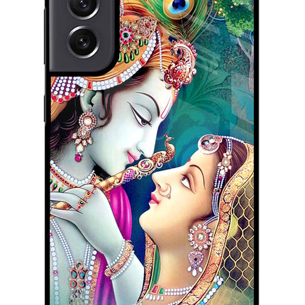 Lord Radha Krishna Samsung S21 FE 5G Glass Case