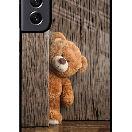 Teddy Wooden Samsung S21 FE 5G Glass Case