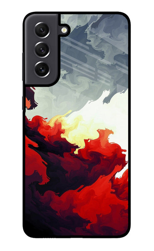 Fire Cloud Samsung S21 FE 5G Glass Case