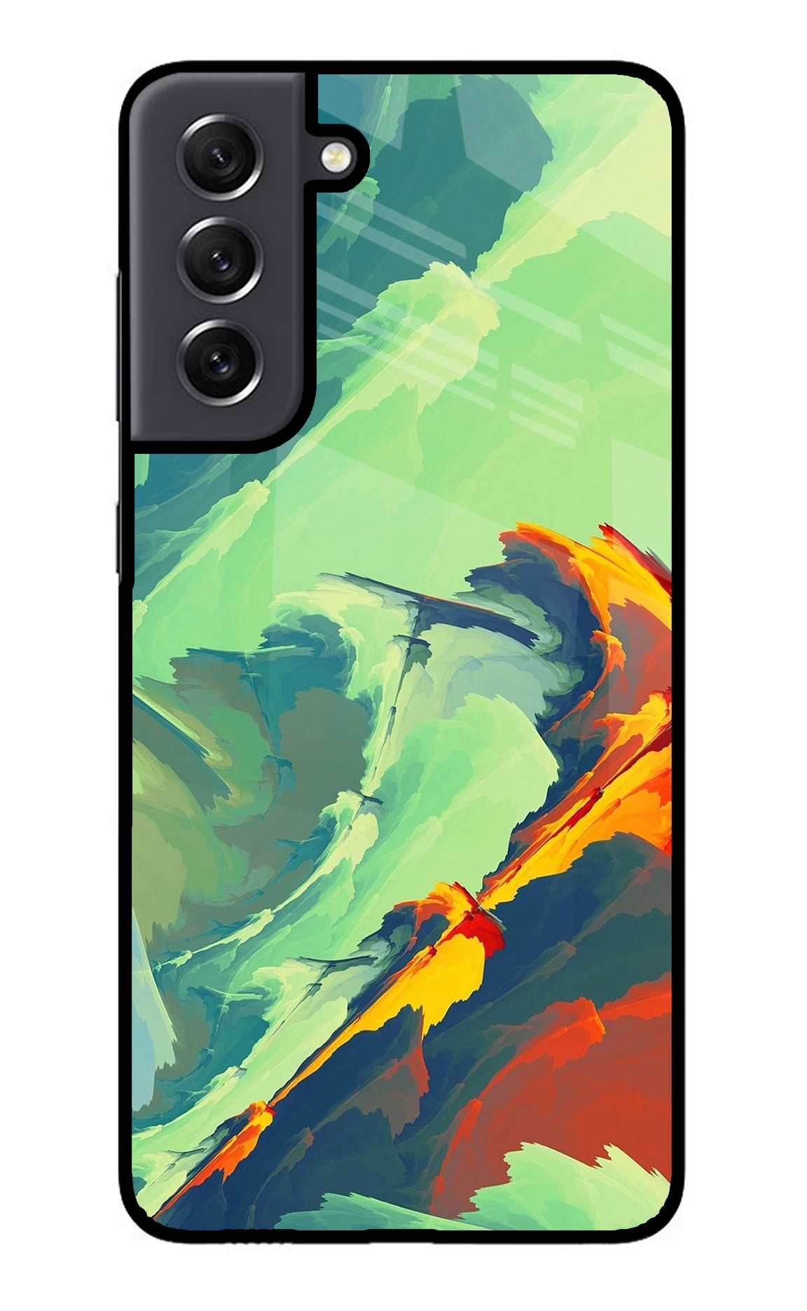 Paint Art Samsung S21 FE 5G Glass Case