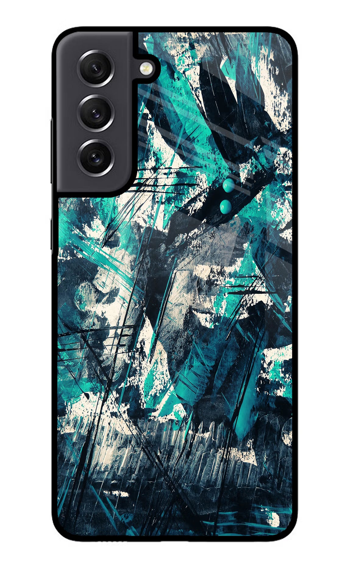 Artwork Samsung S21 FE 5G Glass Case Back Cover by Casekaro