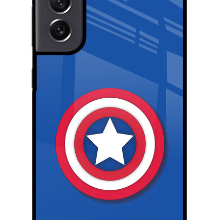 Shield Samsung S21 FE 5G Glass Case Back Cover by Casekaro