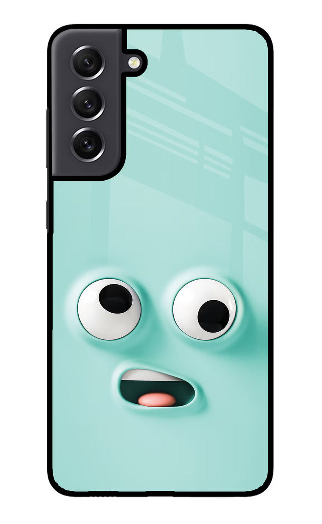 Funny Cartoon Samsung S21 FE 5G Glass Case