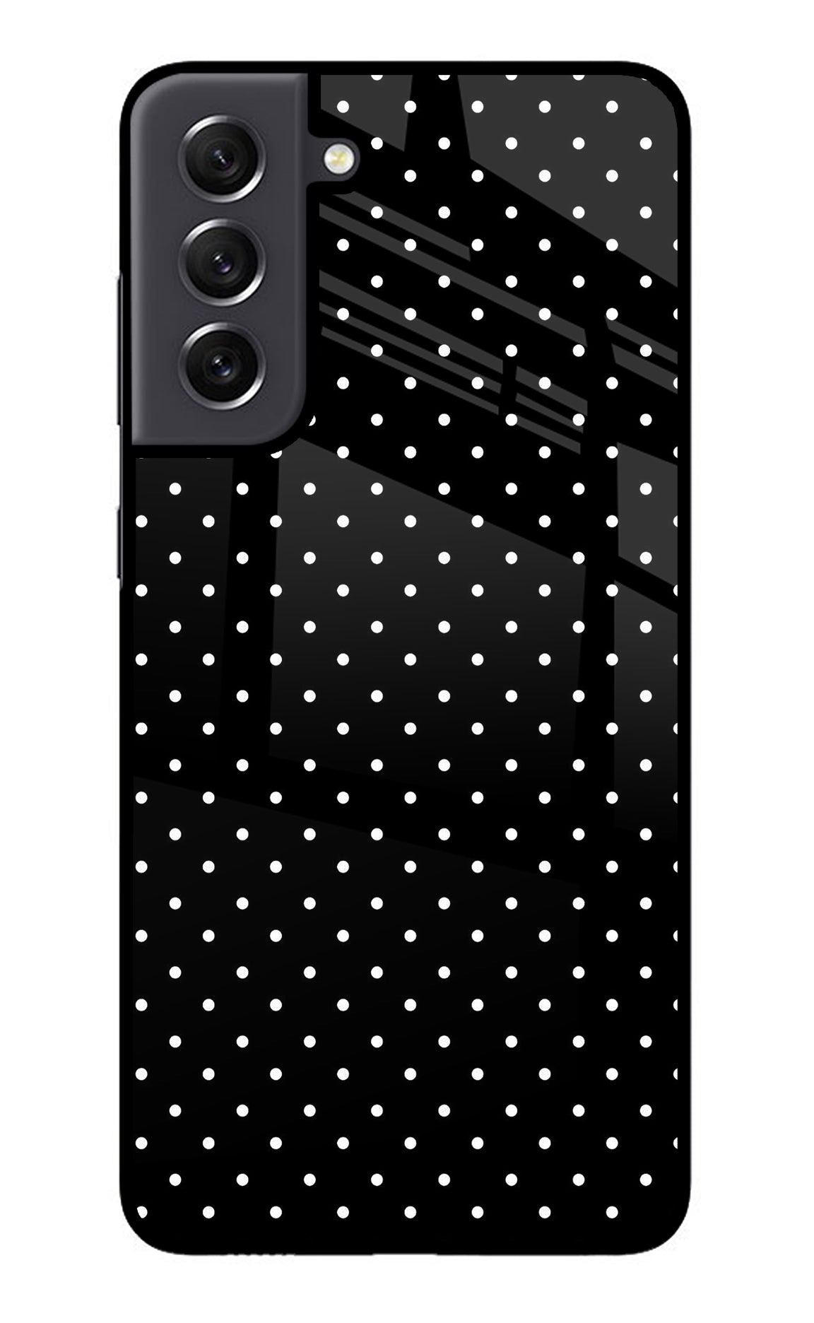 White Dots Samsung S21 FE 5G Back Cover