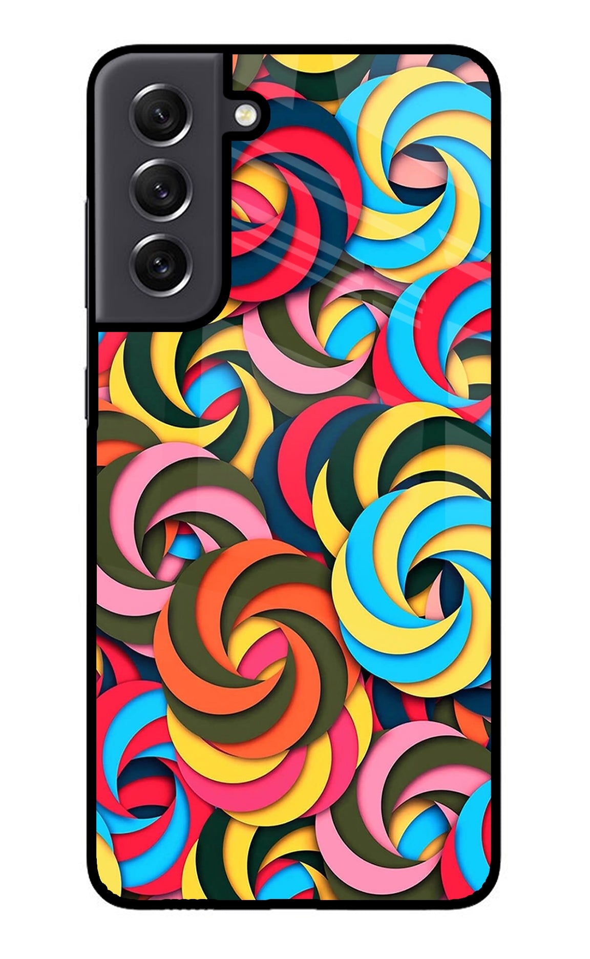 Spiral Pattern Samsung S21 FE 5G Back Cover