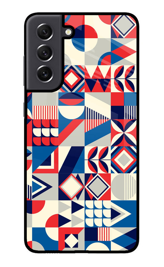 Colorful Pattern Samsung S21 FE 5G Glass Case